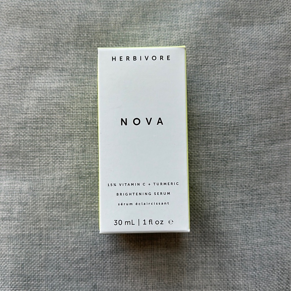 NEW Herbivore Botanicals NOVA Brightening Serum 1 fl oz/30 ml